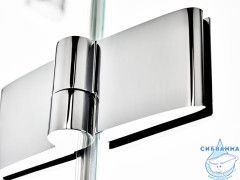 Дверь в нишу Ravak SmartlLne SMSD2-90 B-L профиль хром, стекло прозрачное 0SL7BA00Z1