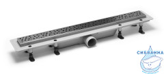 Дренажный трап для душа Plastbrno Design5 SZA5400 40 см с решеткой (нержавеющая сталь) 