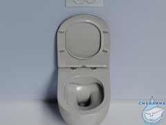 Унитаз подвесной безободковый Ceramicanova Modena  Rimless CN6063MH с сиденьем быстросъемным Soft Close (микролифт)