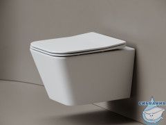 Унитаз подвесной безободковый Ceramicanova Miro CN11003T с сиденьем быстросъемным Soft Close (микролифт)