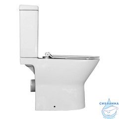 Унитаз напольный безободковый Azario Mons с бачком и сиденьем Soft Close (микролифт) AZ-76004