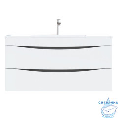Тумба с умывальником Iddis Cloud 100 см белый глянец CLO10W1i95