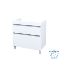 Тумба напольная, 80 см, белый, Zodiac X, IDDIS, ZDX80WFi95 подходит умыв. 4078000i28