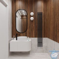 Полотенцесушитель электрический Terminus Quatro 22х160 круглая (с возможностью скрытого подключения) (черный матовый)