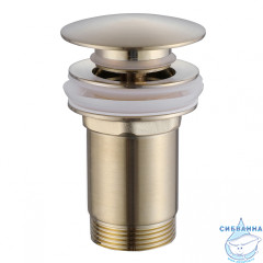 Донный клапан для раковины ABBER AF0009G (золото матовое)