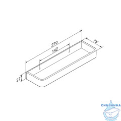 Полотенцедержатель Damixa Jupiter DA7734400