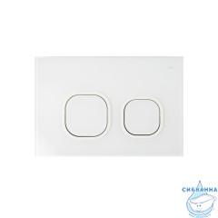 Клавиша смыва, универсальная, белый, Uniglass, 001, IDDIS, UNG01GWi77