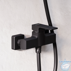 Смеситель для душа Damixa Gala 532000300 (черный матовый)