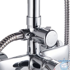 Душевая система с тропическим душем, Stripe, Milardo, STRSB1FM06