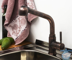 Смеситель для кухни WasserKRAFT A8247 (черная бронза)