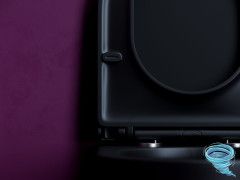 Унитаз подвесной безободковый Ceramicanova Ulma Rimless CN4006TMB с сиденьем быстросъемным Soft Close (микролифт)