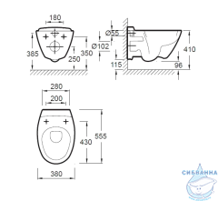 Унитаз подвесной Jacob Delafon Presquile E4440-00 с сиденьем Soft Close (микролифт)