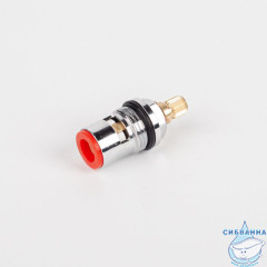 998CR440SMH, Кран-букса для смесителя, керамика, 90°, 20 зубцов, M18x1,5, h=44 мм, правая, ID