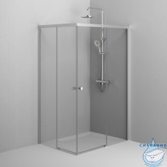 Душевое ограждение AM.PM X-Joy 120х90 W94G-403-12090-MТ профиль хром, стекло прозрачное (без поддона)