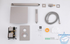 Душевая система Abber Daheim 250 1 режим AF8251SP (сатин)