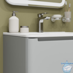 Тумба с умывальником Iddis Edifice 60 см светло-серый EDI60L0i95