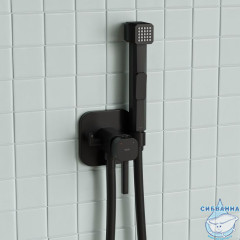 Гигиеническая лейка, черная матовая, Axes, IDDIS, AXE1F1Bi20