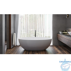 Ванна из искусственного камня Whitecross Diamond 170x87 (белый матовый)