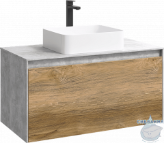 Фасад для тумбы AQWELLA Mobi 100 MOB0710DB дуб балтийский