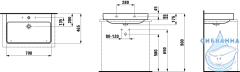 Раковина на столешницу 70 см Laufen Pro S 8.1696.7.000.104.1
