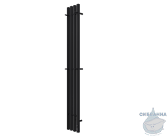 Полотенцесушитель электрический Terminus Quatro 21х160 квадратная (с возможностью скрытого подключения) (черный матовый)