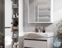 Шкаф-колонна Акватон Нортон 34 L 1A249403NT01L белый