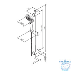 Душевой гарнитур AM.PM Like F0180022