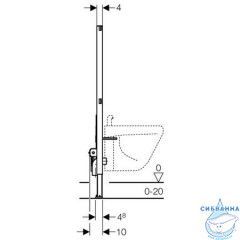 Инсталляция для биде Geberit Duofix 111.520.00.1