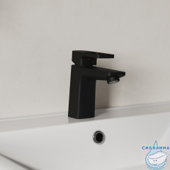 Смеситель для умывальника, черный матовый, Bild, IDDIS, BILBL00i01