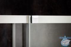 Душевое ограждение Ravak Matrix MSDPS 100х80 L профиль белый (без поддона)