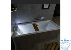 Акриловая ванна Riho Still Square Led R 180x80 с ножками