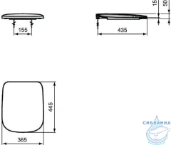 Сиденье для унитаза Ideal Standard Esedra T318201