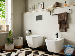 Унитаз подвесной безободковый Ceramicanova Metric Rimless CN3007 с сиденьем быстросъемным Soft Close (микролифт)