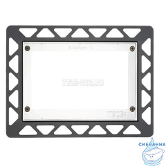 Монтажная рамка для установки стеклянных панелей TECEloop или TECEsquare на уровне стены белый 9240646