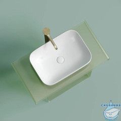  Раковина на столешницу 50 см Ceramicanova Element CN6055MW (белый матовый)