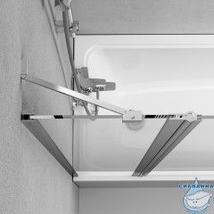 Шторка для ванны Am.Pm Gem W90BS-D3W5-140CT 80х140