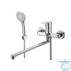 Смеситель для ванны с длинным изливом, Helic, Milardo, HELSB02M10