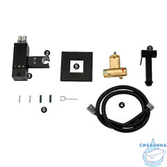 Встраиваемый смеситель с гигиеническим душем Gappo G7207-60 (черный матовый)