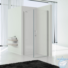 Душевое ограждение Vincea Orta 120x80 профиль хром, стекло прозрачное VSR-1O8012CL