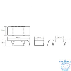 Держатель для туалетной бумаги Bemeta Organic 157112161 