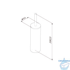 Ершик для унитаза Am.Pm Sense A7433500
