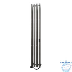 Полотенцесушитель электрический Indigo Style PRO (с таймером) 18х120 графит (с возможностью скрытого подключения, подключение R/L)