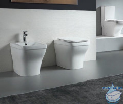 Унитаз приставной безободковый Aquatek Амадео AQ1964-00 с сиденьем Soft Close (микролифт)