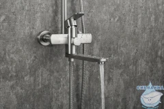 Душевая система Frap F24805 290 1 режим (сатин)