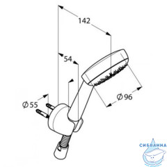 Комплект смесителей Kludi Pure&Easy 376300565 (хром)