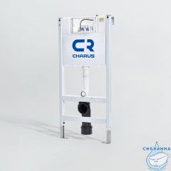 Инсталляция для унитаза Charus City с кнопкой смыва Minimalista хром глянец CR.200.21.01