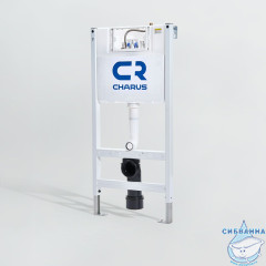 Инсталляция для унитаза Charus City с кнопкой смыва Minimalista хром глянец CR.200.21.01