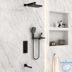 Душевая система Vincea 320 1 режим VSFW-431T1RMB (черный матовый)