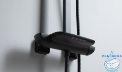 Душевая система Allen Brau Infinity 310 1 режим 296316 (черный матовый)