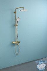 Душевая система Raglo 250 1 режим R20.26.03 (сатин золотой)